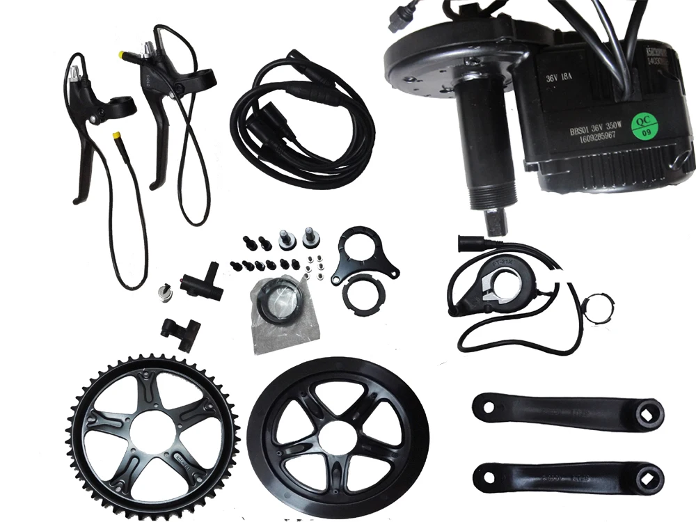 8Fun/bafang 36 В 350 Вт Электрический мотор для велосипеда комплект C961 BBS01 crank