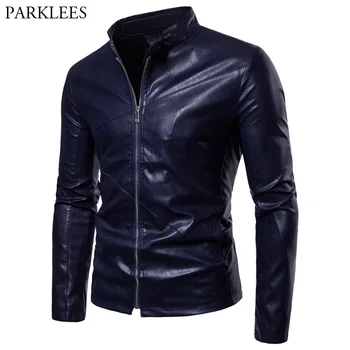 Mens Hipster Stand Collar Zipper Jacket 2018 Brand New Motorcycle Biker Jacket Coat Men PU Faux Leather Jackets and Coats XXL
Mens Hipster Stand Collar Zipper Jacket 2018 Brand New Motorcycle Biker Jacket Coat Men PU Faux Leather Jackets and Coats XXL