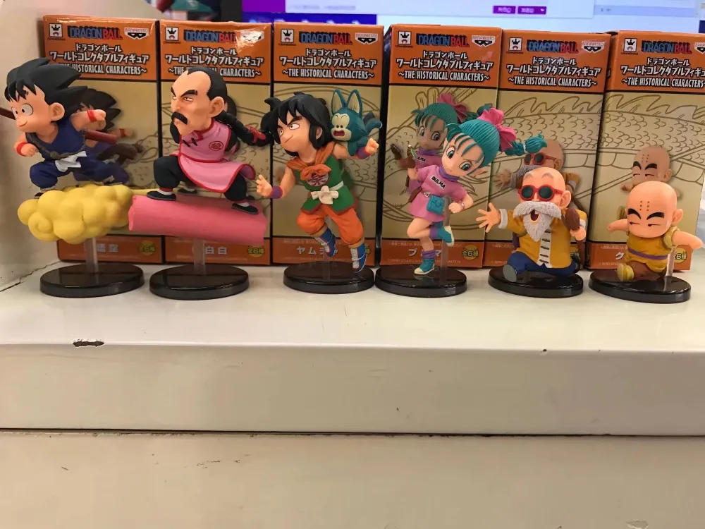 6pcs/set Dragon Ball Z Yamcha Goku Kuririn Anime Action Figure PVC New Collection figures toys Collection for Christmas gift
6pcs/set Dragon Ball Z Yamcha Goku Kuririn Anime Action Figure PVC New Collection figures toys Collection for Christmas gift