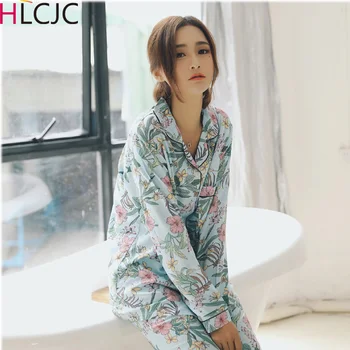 2019 Pyjamas Women Autumn Sleepwear Cotton Femme Long Sleeve Pajamas Sets With Pants Sleep Lounge Pijama Pyjama Night Underwear
2019 Pyjamas Women Autumn Sleepwear Cotton Femme Long Sleeve Pajamas Sets With Pants Sleep Lounge Pijama Pyjama Night Underwear