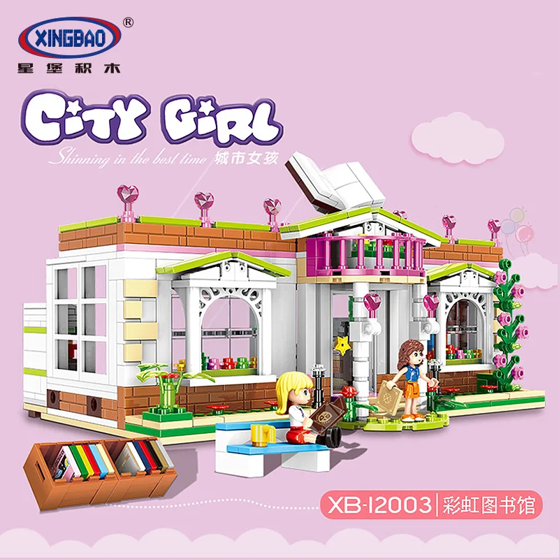 XINGBAO 12003 New City Girl Series The Rainbow Library Set Building Blocks Bricks Funny Toys As New Year Gifts for Kids
XINGBAO 12003 New City Girl Series The Rainbow Library Set Building Blocks Bricks Funny Toys As New Year Gifts for Kids