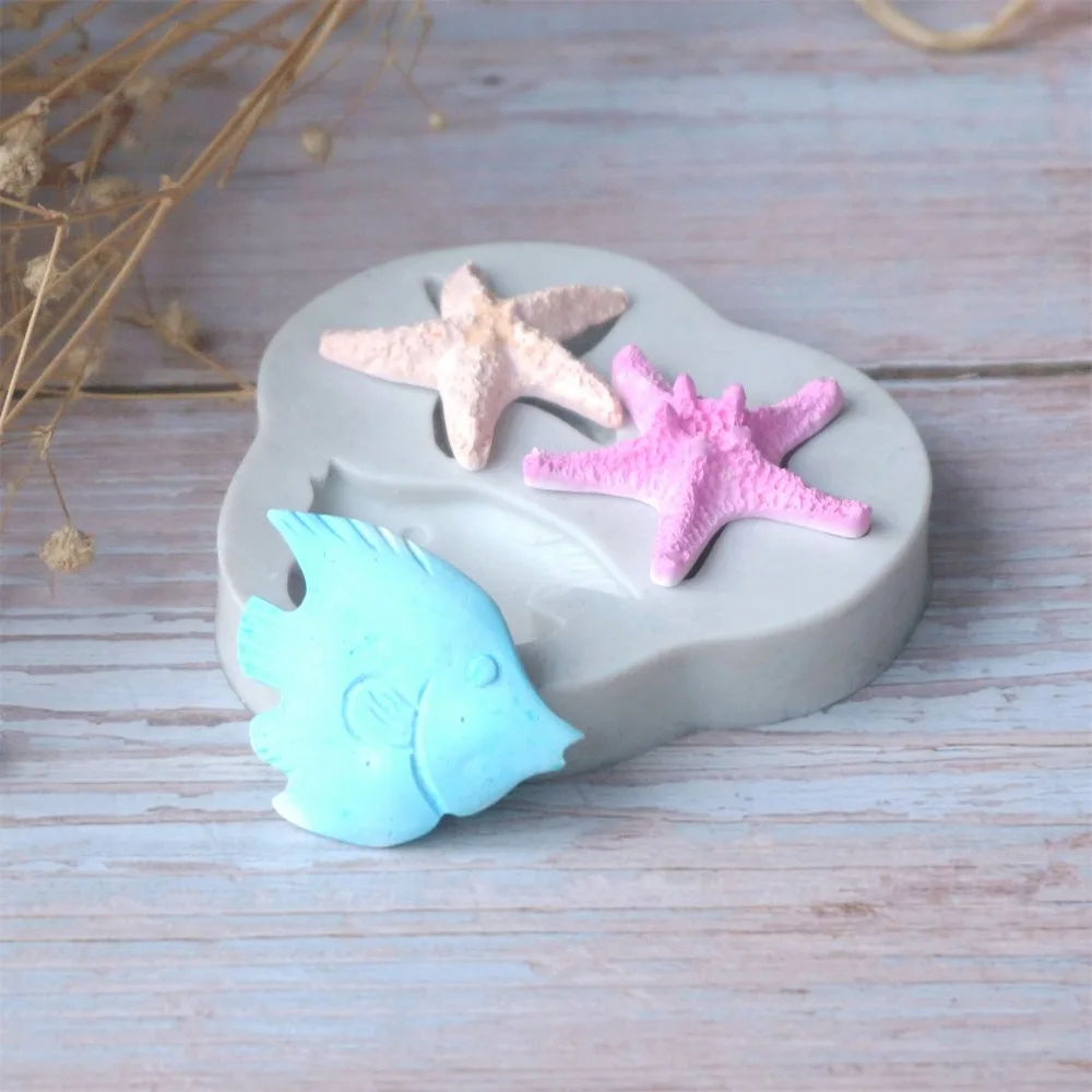 Sea Starfish silicone mold fondant mold cake decorating tools chocolate gumpaste mold
Sea Starfish silicone mold fondant mold cake decorating tools chocolate gumpaste mold