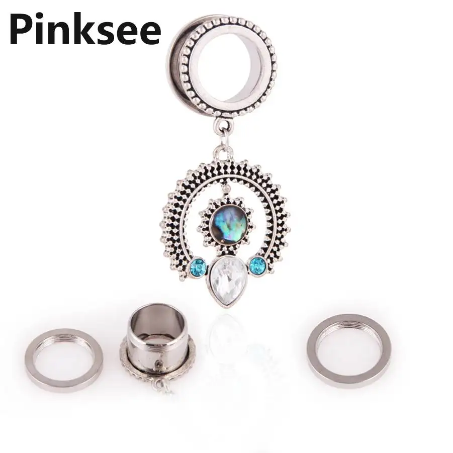 1PC Round Ear Plugs and Tunnels Steel Ear Piercings Screw Fit Expansion Stretched Fesh Tunnels Crystal Dangle Body Jewelry
1PC Round Ear Plugs and Tunnels Steel Ear Piercings Screw Fit Expansion Stretched Fesh Tunnels Crystal Dangle Body Jewelry