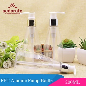 Sedorate 20 pcs/Lot Alumite Cap Pump Lid Clear PET Refillable Bottles Cream Shampoo Container 200ML Plastic Bottles JX153
Sedorate 20 pcs/Lot Alumite Cap Pump Lid Clear PET Refillable Bottles Cream Shampoo Container 200ML Plastic Bottles JX153