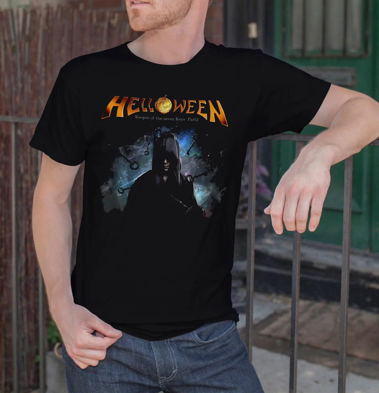 Helloween Keeper of The Seven Keys Men Black T-shirt Metal Band Fan T Shirt Male Pre-Cotton Clothing 100% Cotton Top Tee
Helloween Keeper of The Seven Keys Men Black T-shirt Metal Band Fan T Shirt Male Pre-Cotton Clothing 100% Cotton Top Tee
