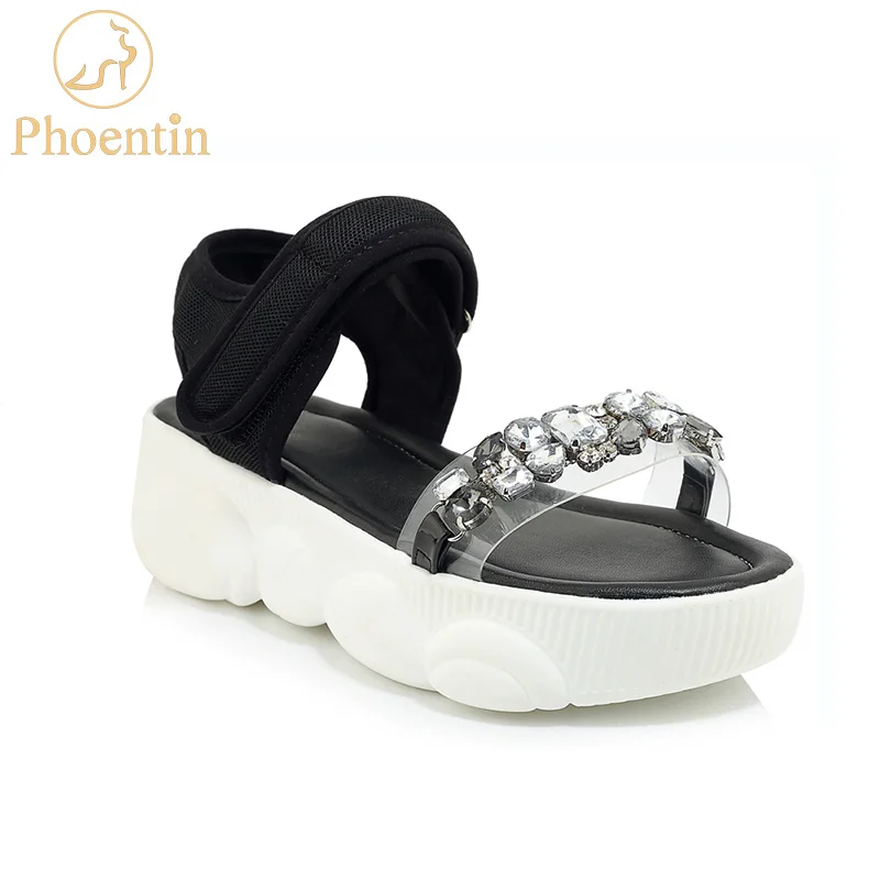 Phoentin vulcanized shoes women 2019 crystal casual sandals woman hook & loop pvc sandals sneaker white plus size FT680
Phoentin vulcanized shoes women 2019 crystal casual sandals woman hook & loop pvc sandals sneaker white plus size FT680