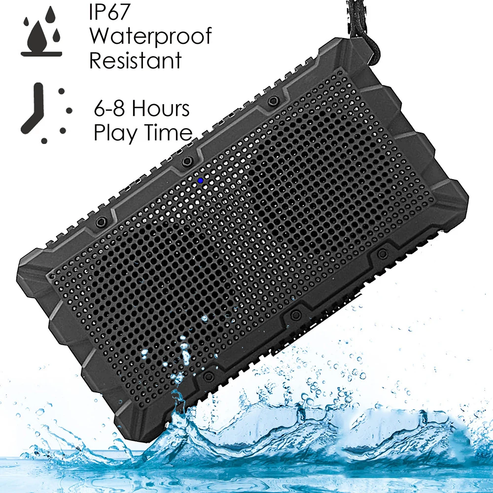 New MY SPEAKER F011 Wireless USB Bluetooth 4.1 Speaker IPX7 Waterproof Subwoofer with Built-in Mic HIFI Surround Sound 3D Stereo
New MY SPEAKER F011 Wireless USB Bluetooth 4.1 Speaker IPX7 Waterproof Subwoofer with Built-in Mic HIFI Surround Sound 3D Stereo
