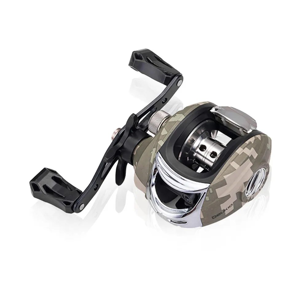 AI-SHOUYU 2022 New High Speed 7.3:1 Gear Ratio Camouflage Bait Casting 13+1BB Magnetic Brake Metal Fishing Reel Baitcaster Wheel
AI-SHOUYU 2022 New High Speed 7.3:1 Gear Ratio Camouflage Bait Casting 13+1BB Magnetic Brake Metal Fishing Reel Baitcaster Wheel
