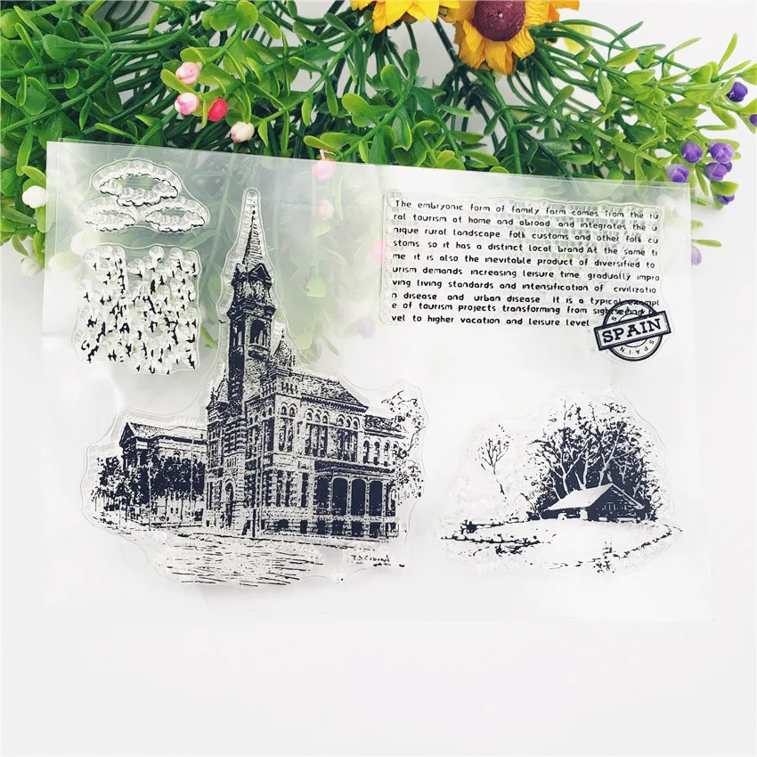 Vintage Castle Manor Building Transparent Clear Stamps Silicone Seal for DIY Scrapbooking Card Photo Album Decoration Crafts
Vintage Castle Manor Building Transparent Clear Stamps Silicone Seal for DIY Scrapbooking Card Photo Album Decoration Crafts