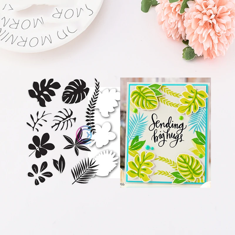 TROPICAL LEAVES Metal Cutting Dies and stamps DIY Scrapbooking Card Stencil Paper Craft Handmade Album Handboo Sale-Seller
TROPICAL LEAVES Metal Cutting Dies and stamps DIY Scrapbooking Card Stencil Paper Craft Handmade Album Handboo Sale-Seller