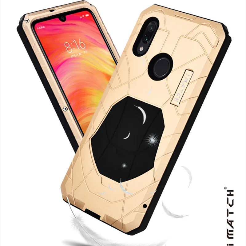 IMATCH Original For For Xiaomi Redmi Note 7 Pro Phone Case Hard Aluminum Metal Protector Full Cover Armor Heavy Duty Shockproof
IMATCH Original For For Xiaomi Redmi Note 7 Pro Phone Case Hard Aluminum Metal Protector Full Cover Armor Heavy Duty Shockproof