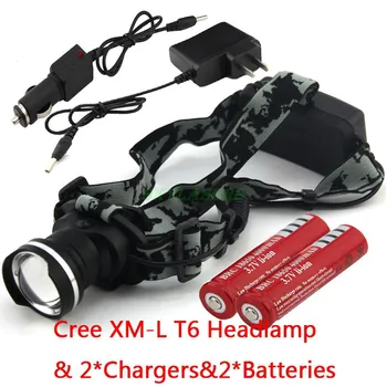 FISH-EYE Headlamp 2000LM XM-L T6 LED XML 3 Mode Waterproof Zoom LED Headlamp With 2*Chargers and 2*Batteries Free Shipping
FISH-EYE Headlamp 2000LM XM-L T6 LED XML 3 Mode Waterproof Zoom LED Headlamp With 2*Chargers and 2*Batteries Free Shipping