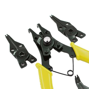 Good 4 IN 1 Multifunctional Snap Ring Pliers Multi Crimp Tool Internal External Ring Remover Retaining Circlip Pliers
Good 4 IN 1 Multifunctional Snap Ring Pliers Multi Crimp Tool Internal External Ring Remover Retaining Circlip Pliers