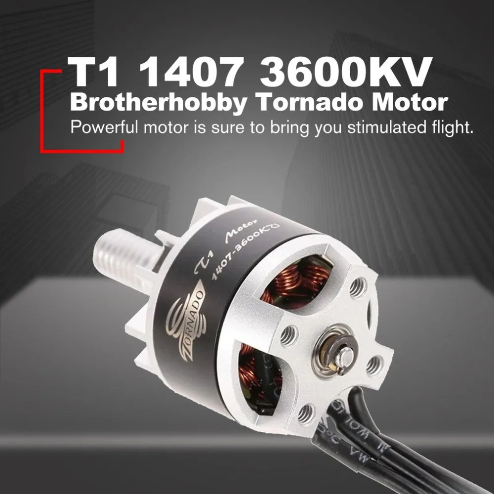 Brotherhobby Tornado T1 1407 3600KV 4S Racing Edition Brushless Motor for 130 150 FPV RC Drone UAV Multicopter Quadcopter
Brotherhobby Tornado T1 1407 3600KV 4S Racing Edition Brushless Motor for 130 150 FPV RC Drone UAV Multicopter Quadcopter