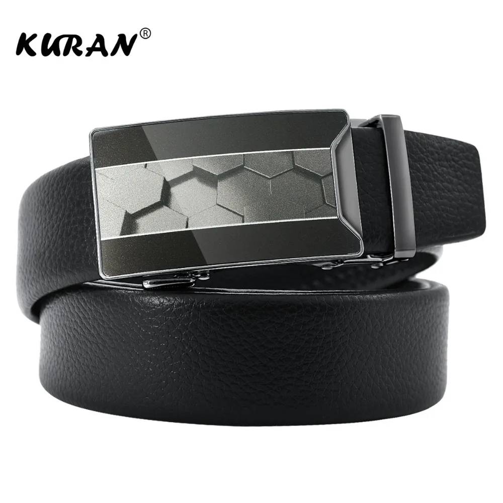 KURAN Famous Brand Belt Men Top Quality Genuine Luxury Leather Belts for Men,Strap Male Metal Automatic Buckle
KURAN Famous Brand Belt Men Top Quality Genuine Luxury Leather Belts for Men,Strap Male Metal Automatic Buckle
