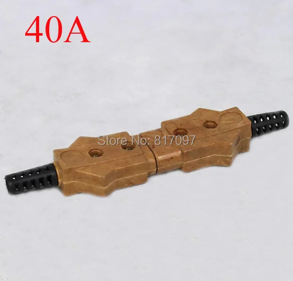 40A pair Bakelite Plug Female-Male Connector Stage Lights Plug Pro Lighting 2 round PIN Rewireable Socket Plug Set
40A pair Bakelite Plug Female-Male Connector Stage Lights Plug Pro Lighting 2 round PIN Rewireable Socket Plug Set