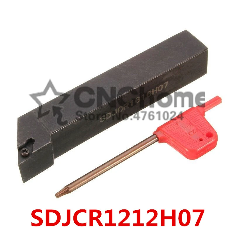 SDJCR1212H07 /SDJCL1212H07 Metal Lathe Cutting Tools Lathe Machine CNC Turning Tools External Turning Tool Holder S-Type SDJCR/L
SDJCR1212H07 /SDJCL1212H07 Metal Lathe Cutting Tools Lathe Machine CNC Turning Tools External Turning Tool Holder S-Type SDJCR/L