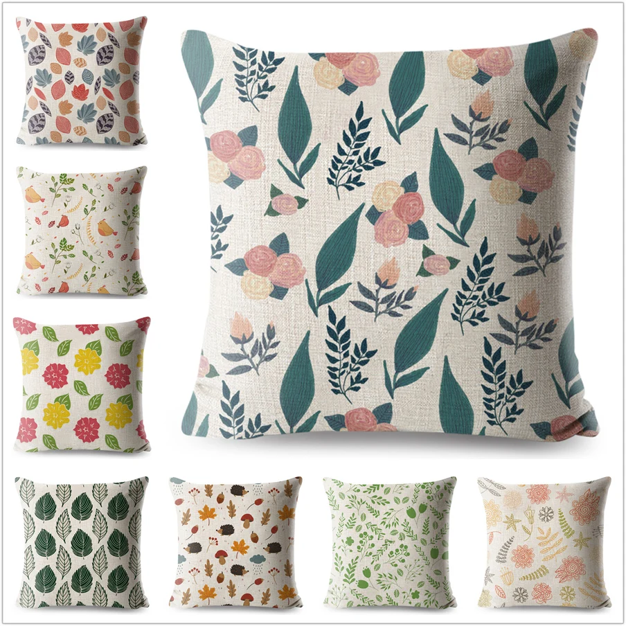 Green Leaf Cushion Cover for Sofa Home Linen Cotton 45*45 cm Square Decorative Printed Plant Pillow Case Throw Pillowcase
Green Leaf Cushion Cover for Sofa Home Linen Cotton 45*45 cm Square Decorative Printed Plant Pillow Case Throw Pillowcase