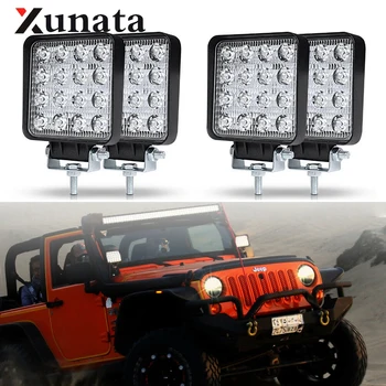 48W LED Worklights Waterproof External Lamp 24V 12V Headlight Work Lights for Car Tractor Boat Truck ATV SUV Offroad Light
48W LED Worklights Waterproof External Lamp 24V 12V Headlight Work Lights for Car Tractor Boat Truck ATV SUV Offroad Light