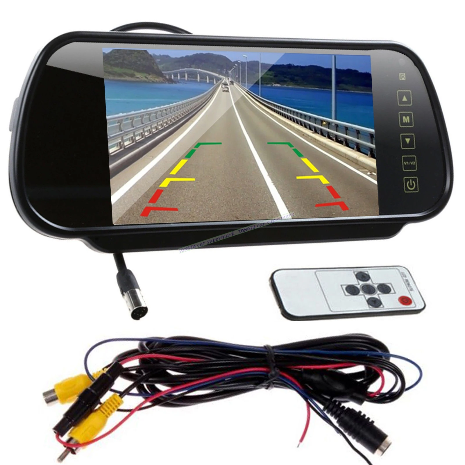 7 inch TFT LCD Car Rearview Mirror Monitor connect to backup Camera / DVD With 2 Video Input DC 12V PAL/NTSC
7 inch TFT LCD Car Rearview Mirror Monitor connect to backup Camera / DVD With 2 Video Input DC 12V PAL/NTSC