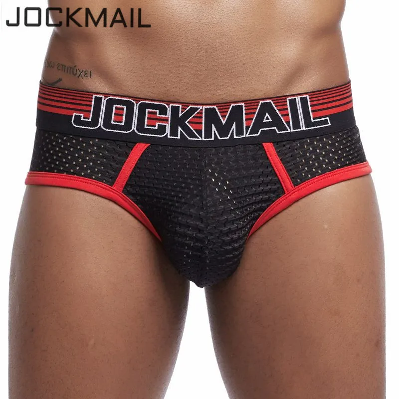 JOCKMAIL Men briefs bikini New Brand Men underwear sexy tanga male briefs mesh breathable gay mens underpants men's brief shorts
JOCKMAIL Men briefs bikini New Brand Men underwear sexy tanga male briefs mesh breathable gay mens underpants men's brief shorts