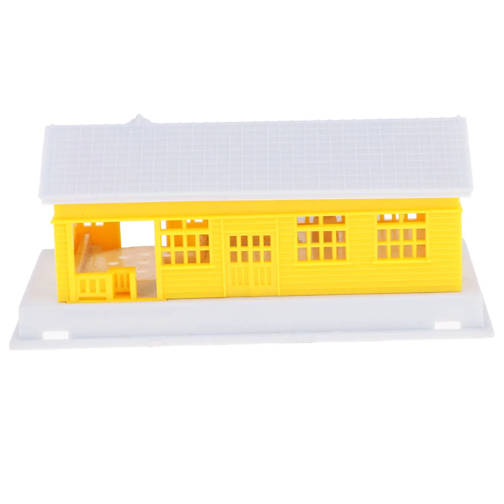1:87 Scale Modern Miniature Building House DIY Sand Table Railway Diorama dollhouse style unique design Perfect for DIY