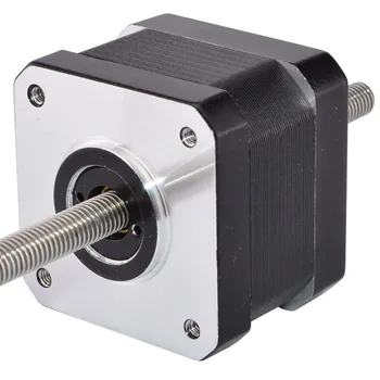 150mm Length Nema 17 Non-captive Linear Stepper Motor 0.4A 4-wire with Tr6.35x2 Lead Screw for 3D Printer
150mm Length Nema 17 Non-captive Linear Stepper Motor 0.4A 4-wire with Tr6.35x2 Lead Screw for 3D Printer
