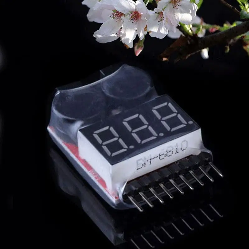 1S-8S RC Lipo Battery Meter Checker Drone Low Voltage Buzzer Alarm Indicator Tester Battery Voltage Tester Drone Parts Accessory
1S-8S RC Lipo Battery Meter Checker Drone Low Voltage Buzzer Alarm Indicator Tester Battery Voltage Tester Drone Parts Accessory