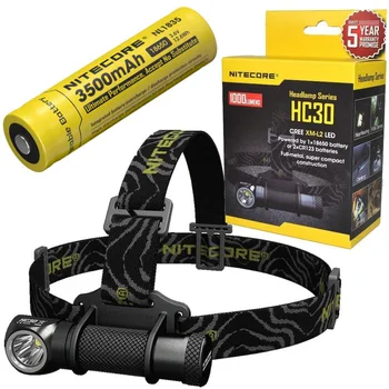 NITECORE HC30 HC30W Headlamp CREE XM-L2 U2 1000LM Waterproof Flashlight Torch with 18650 3500mAh Rechargeable Battery
NITECORE HC30 HC30W Headlamp CREE XM-L2 U2 1000LM Waterproof Flashlight Torch with 18650 3500mAh Rechargeable Battery