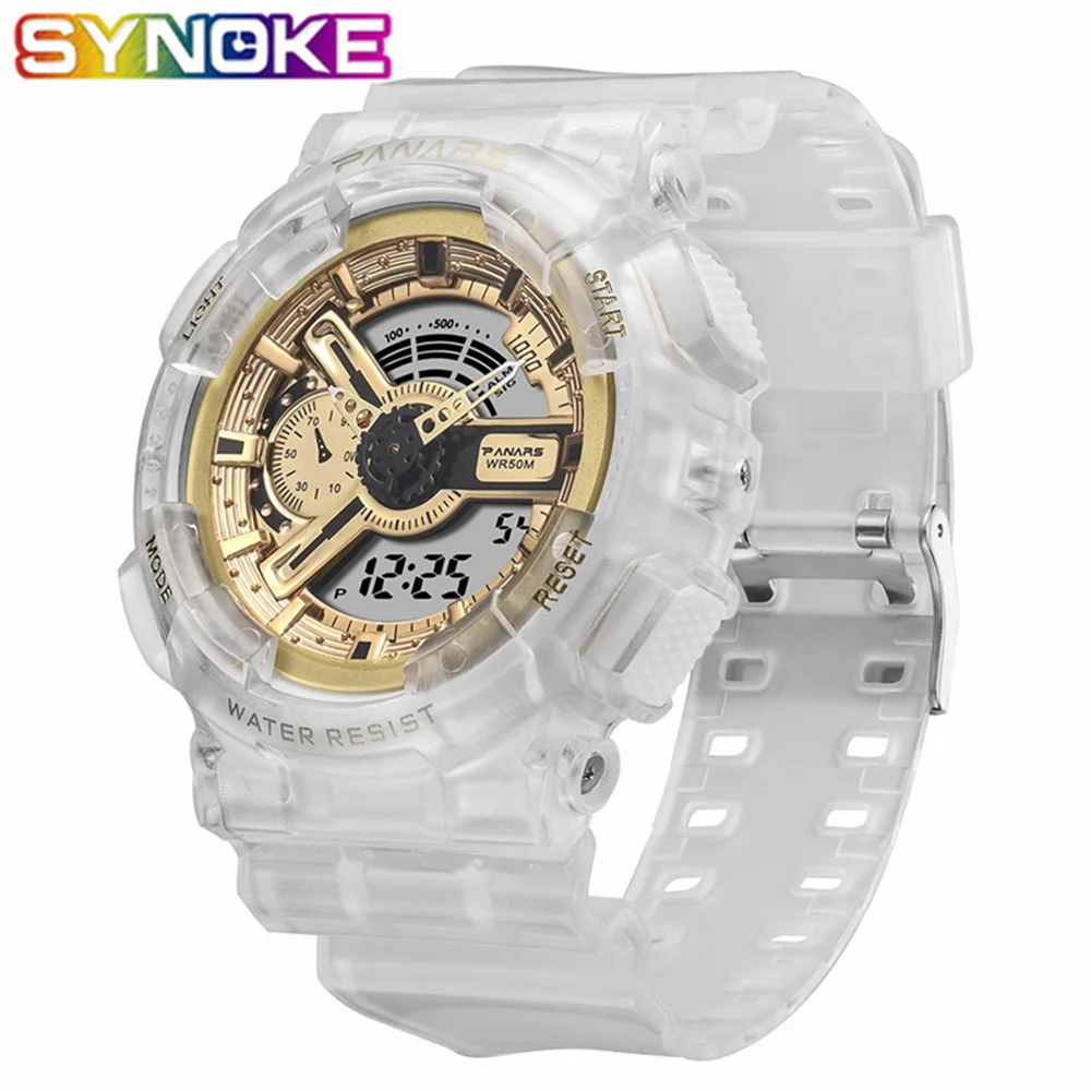 SYNOKE New Arrival Military Watch Men's LED Digital Watch Outdoor Multi-function Waterproof Sports Watch Relojes Hombre 8215
SYNOKE New Arrival Military Watch Men's LED Digital Watch Outdoor Multi-function Waterproof Sports Watch Relojes Hombre 8215