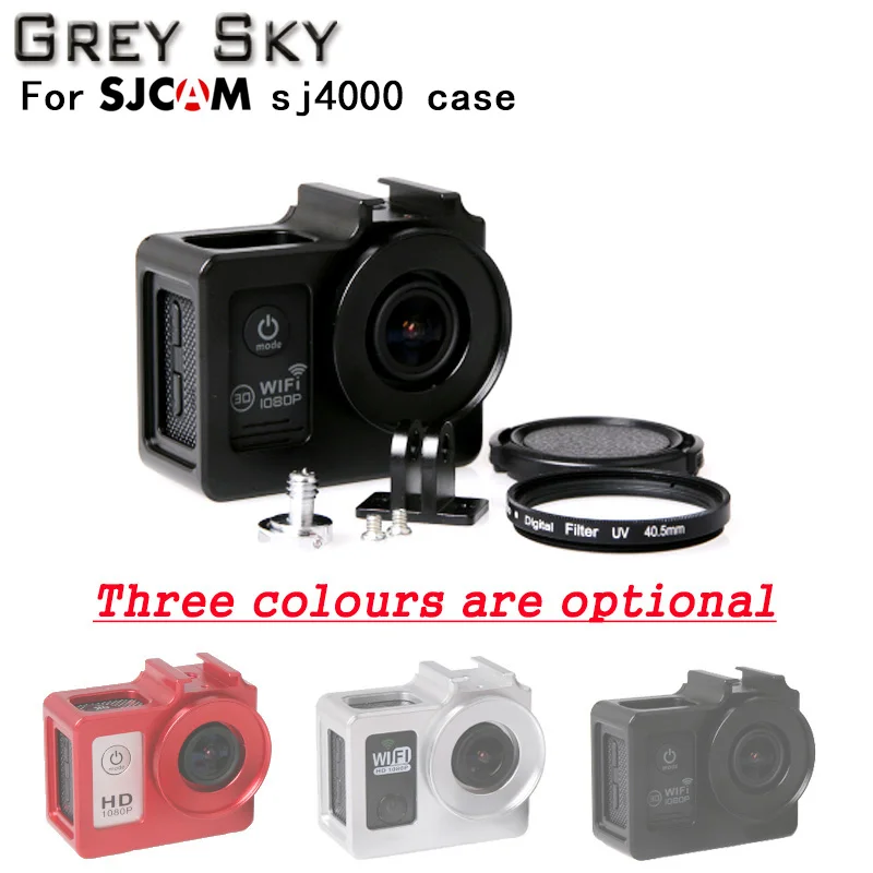 SJCAM SJ4000 case metal Alloy housing cage Shell + len UV filter for SJCAM sj4000 sj7000 sj6000 sj 4000 wifi camera accessories
SJCAM SJ4000 case metal Alloy housing cage Shell + len UV filter for SJCAM sj4000 sj7000 sj6000 sj 4000 wifi camera accessories