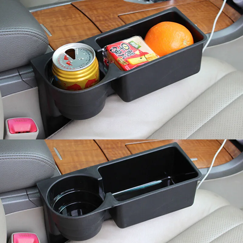 Mayitr Universal Car Truck Seat Seam Wedge Cup Drink Holder Beverage Mount Stand Multifunction Car Interior Organizer Holder