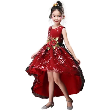 Kids Elegant Bridesmaid Wedding Gown Flower Girls Dress For Girls Party Dress 2018 Girls Princess Dress Children Clothing 3-12 Y
Kids Elegant Bridesmaid Wedding Gown Flower Girls Dress For Girls Party Dress 2018 Girls Princess Dress Children Clothing 3-12 Y