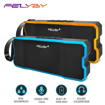 FELYBY Bluetooth Speaker Waterproof Player / Shockproof Subwoofer Built-in Outdoor Wireless mp3 Speaker powered audio speakers
FELYBY Bluetooth Speaker Waterproof Player / Shockproof Subwoofer Built-in Outdoor Wireless mp3 Speaker powered audio speakers