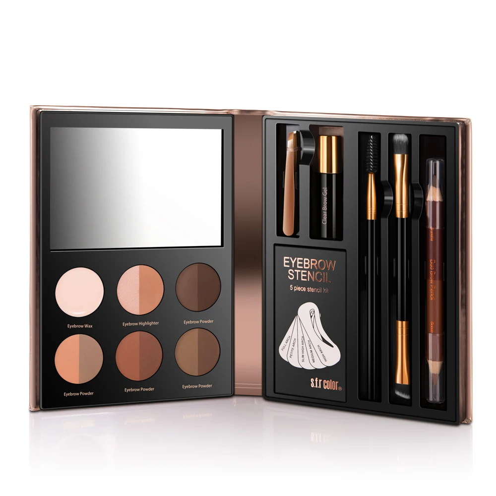 Eyebrow Powder Palette Waterproof Shade Eye Brow Enhancer Cosmetic Eyebrow Hightlighter Makeup Brush Mirror Box Makeup Tools Set
Eyebrow Powder Palette Waterproof Shade Eye Brow Enhancer Cosmetic Eyebrow Hightlighter Makeup Brush Mirror Box Makeup Tools Set