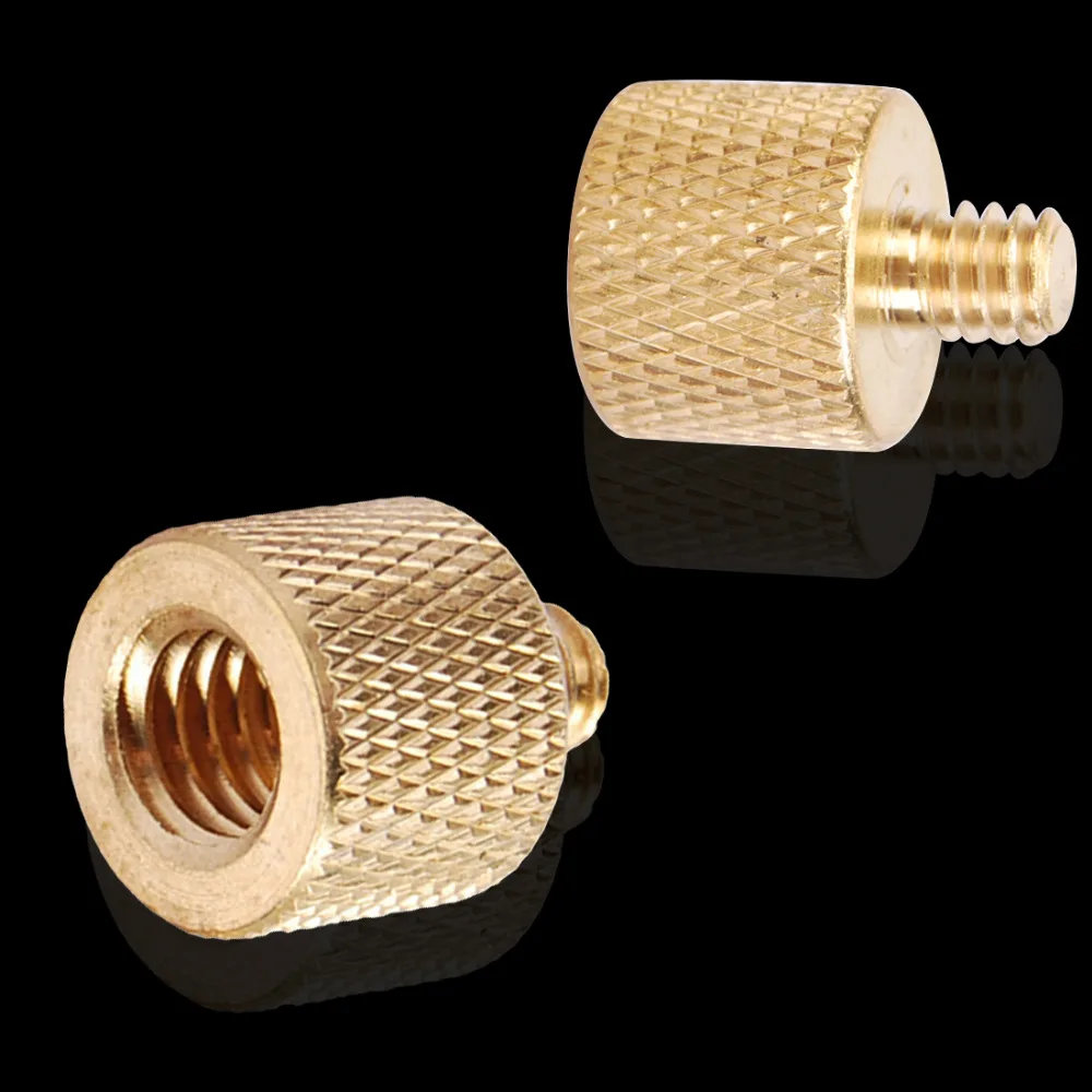 Centechia 1 Pcs Gold Color 3/8" Female To 1/4" Male Tripod Thread Screw Adapter Brass
Centechia 1 Pcs Gold Color 3/8" Female To 1/4" Male Tripod Thread Screw Adapter Brass