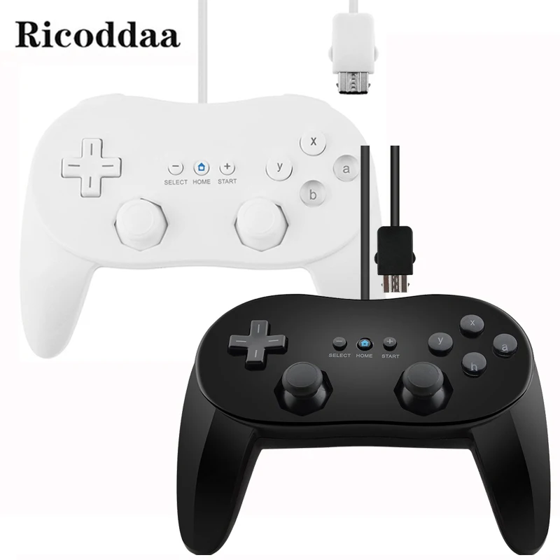 

Classic Dual Analog Wired Game Controller Pro For Nintendo Wii Remote Double Shock Controller Gamepad For Wii Game Accessories