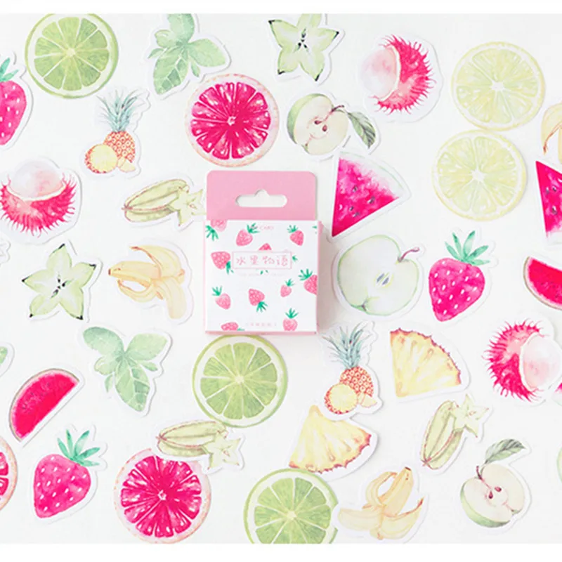 MO.CARD fruit story mini paper diary sticker Decoration label 1 lot = 1 pack = 45 pcs
MO.CARD fruit story mini paper diary sticker Decoration label 1 lot = 1 pack = 45 pcs