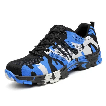 Men's Steel Toe Puncture-proof Male Safety Work Shoes Outdoor Sneakers Wear-resistant Breathable Mesh Mens Boots Drop Shipping
Men's Steel Toe Puncture-proof Male Safety Work Shoes Outdoor Sneakers Wear-resistant Breathable Mesh Mens Boots Drop Shipping
