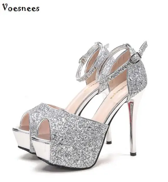 Sequined Cloth Women Sandals Shoes High Heel 13CM Platform Peep Toe Pumps Shoes Women Wedding Shoes Ankle Strap Ladies Sandals
Sequined Cloth Women Sandals Shoes High Heel 13CM Platform Peep Toe Pumps Shoes Women Wedding Shoes Ankle Strap Ladies Sandals