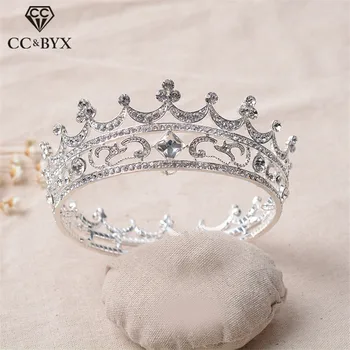 CC Tiaras And Crowns Hairbands Cubic Zircon Round Queen Princess Wedding Hair Accessories For Bridal Engagement Jewelry HG151
CC Tiaras And Crowns Hairbands Cubic Zircon Round Queen Princess Wedding Hair Accessories For Bridal Engagement Jewelry HG151