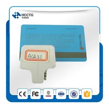 Free SDK Card Reader Audio Jack Smart Card Reader /Mobile Phone Card Reader--ACR31
Free SDK Card Reader Audio Jack Smart Card Reader /Mobile Phone Card Reader--ACR31