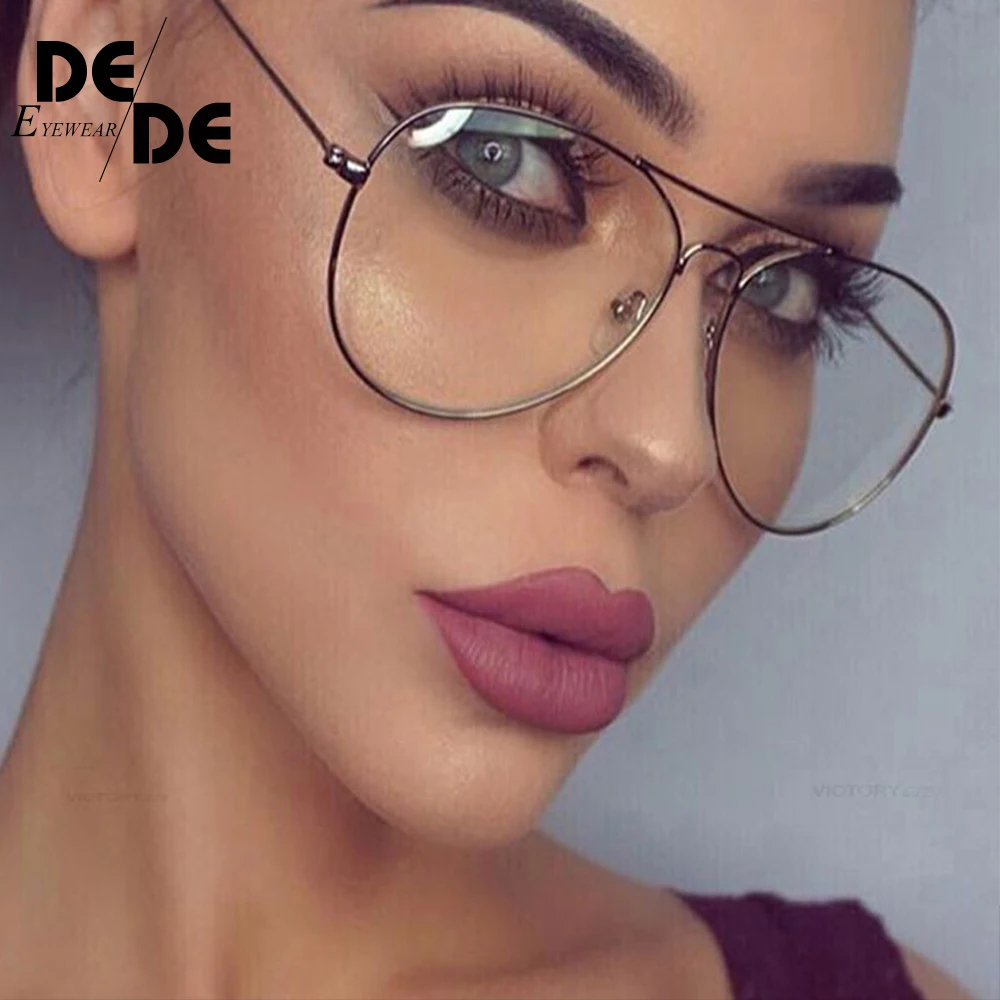 Clear Glasses Retro Eyeglasses Metal Gold Myopia Eyewear Women Men Spectacle Frames Optical Glasses Frame Transparent Lens
Clear Glasses Retro Eyeglasses Metal Gold Myopia Eyewear Women Men Spectacle Frames Optical Glasses Frame Transparent Lens