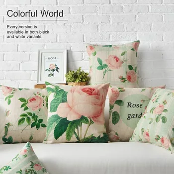 Free Shipping Rose Garden Linen Cotton Pillow Fresh Flowers Home Decor Cushion Decorative Throw Pillows Car Cushions
Free Shipping Rose Garden Linen Cotton Pillow Fresh Flowers Home Decor Cushion Decorative Throw Pillows Car Cushions