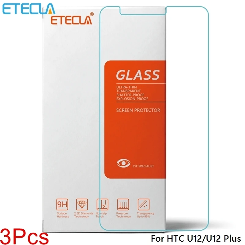 3PCS For HTC U12 Glass HTC U12 Plus Tempered Glass On For HTC U12 Plus Screen Protector Transparent HD Protective Glass
3PCS For HTC U12 Glass HTC U12 Plus Tempered Glass On For HTC U12 Plus Screen Protector Transparent HD Protective Glass