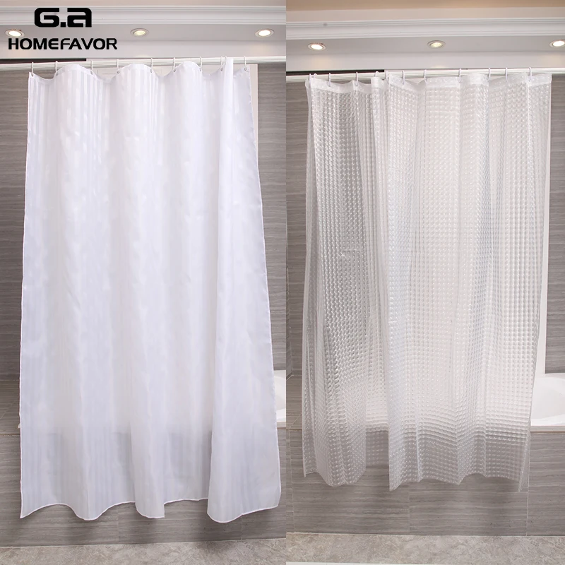 2 Pcs Shower Curtain Bath Screens 100% EVA Bathroom Curtains White Polyester Waterproof Solid Luxury Bath Curtains Appliance
2 Pcs Shower Curtain Bath Screens 100% EVA Bathroom Curtains White Polyester Waterproof Solid Luxury Bath Curtains Appliance