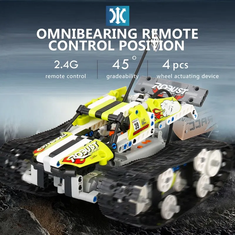 ABS DIY Model Building Block Remote Control Car SDL 2017A-31 Tank Racing Car Dirt Bike Child Educational Toys Gift 22*17*11 CM
ABS DIY Model Building Block Remote Control Car SDL 2017A-31 Tank Racing Car Dirt Bike Child Educational Toys Gift 22*17*11 CM