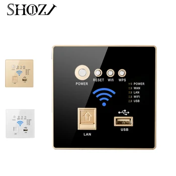 300 Mbps Muro Incorporato AP Wireless Router Wireless WIFI USB Pannello Presa di Ricarica SMART HOME
300 Mbps Muro Incorporato AP Wireless Router Wireless WIFI USB Pannello Presa di Ricarica SMART HOME