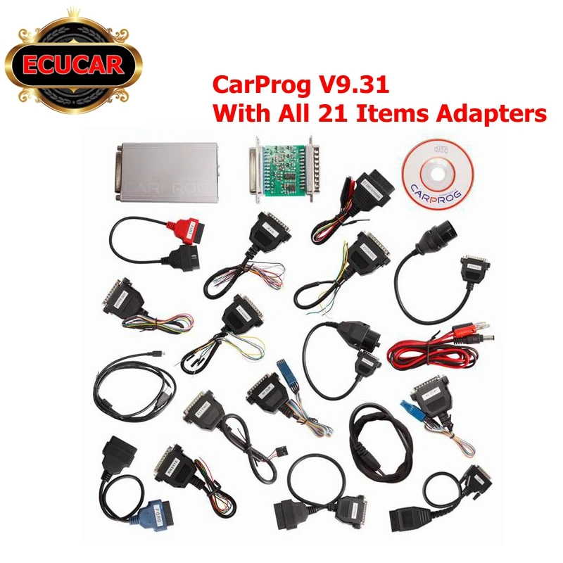 Carprog Full V10.0.5 Auto Repair CarProg V10.05 ECU Chip Tunning Car Prog (With All 21 Items Adapters)
Carprog Full V10.0.5 Auto Repair CarProg V10.05 ECU Chip Tunning Car Prog (With All 21 Items Adapters)