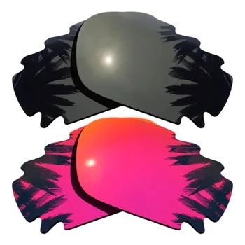 (Black+Midnight Sun Mirrored) 2-Pairs Polarized Replacement Lenses for Jawbone Vented/Racing Jacket 100% UVA & UVB Protection
(Black+Midnight Sun Mirrored) 2-Pairs Polarized Replacement Lenses for Jawbone Vented/Racing Jacket 100% UVA & UVB Protection
